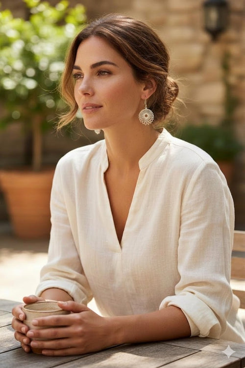 Drop Earrings Mandala